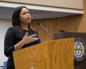 Student in Courtroom