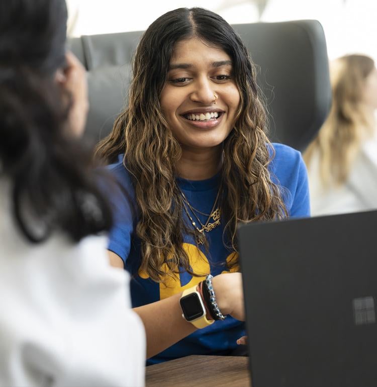 Student at Computer